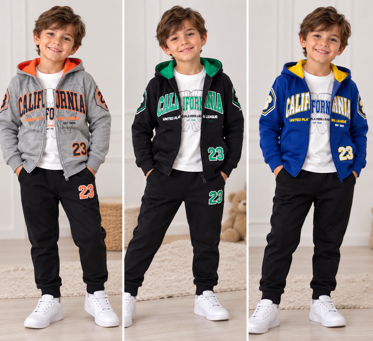 Tuta Bambino California 23 Invernale 3 Pezzi