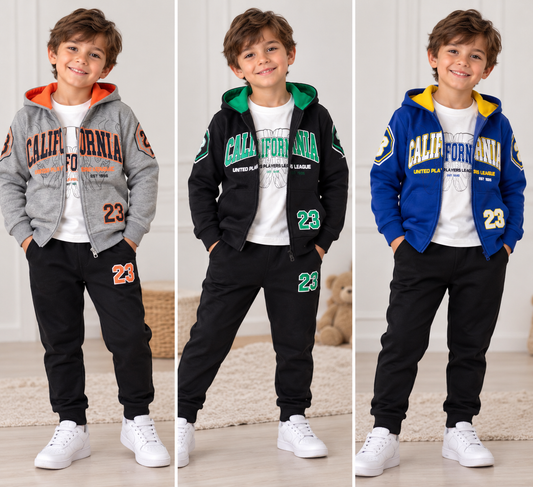 Tuta Bambino California 23 Invernale 3 Pezzi