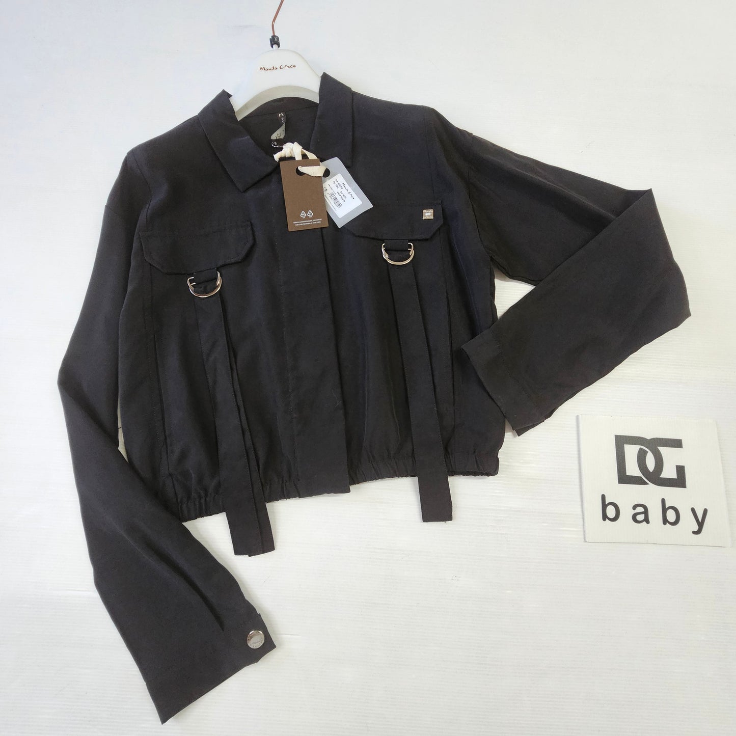 Giacca Ragazza Nera 🖤 (Art. MG2712)