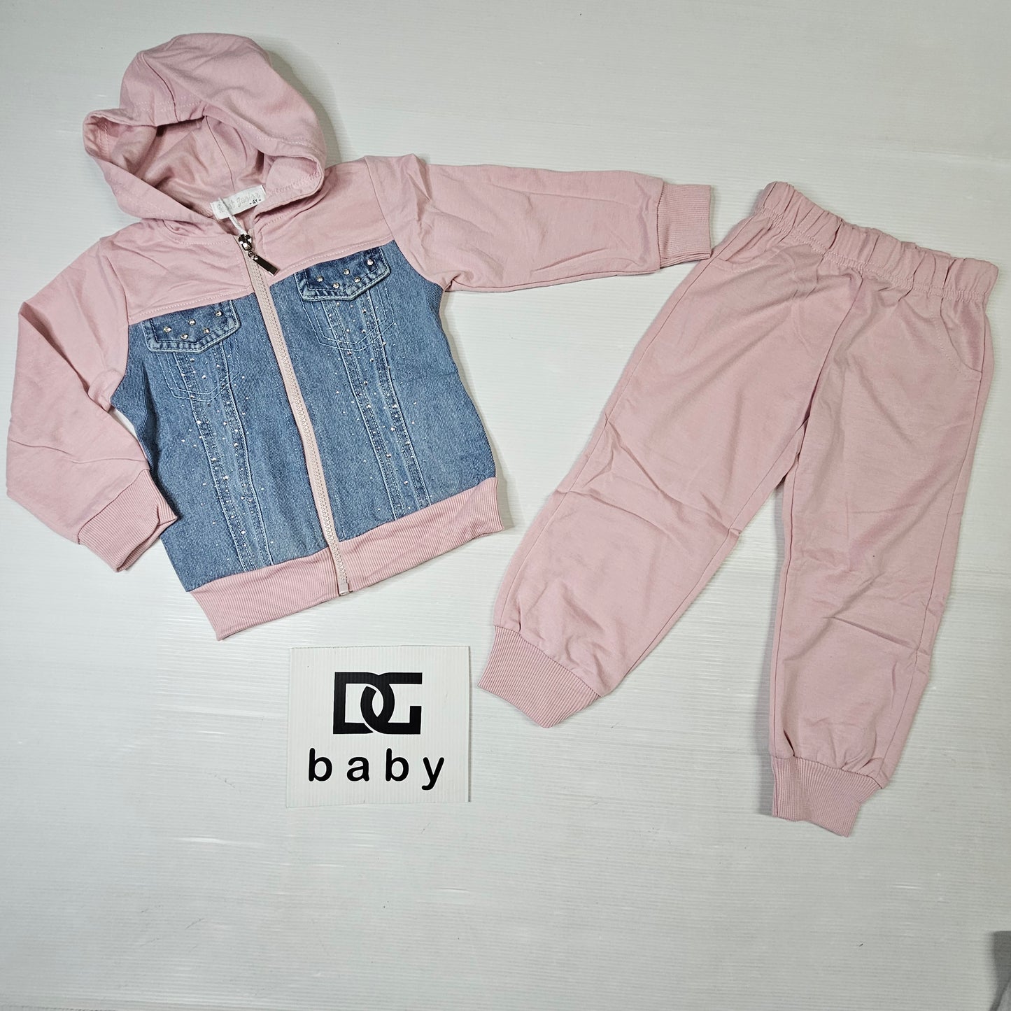 💎 Tuta Bambina Denim Shine