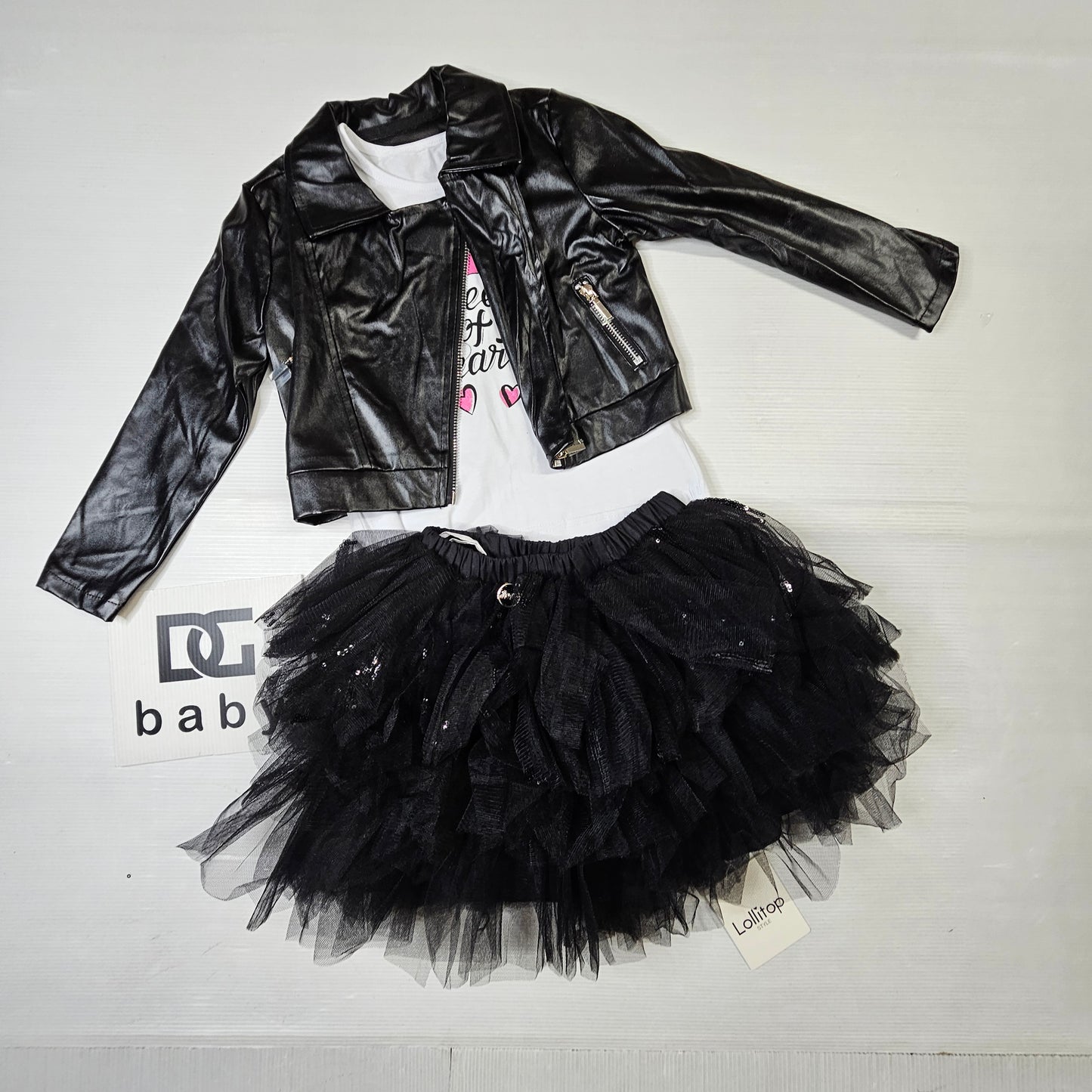 👗 Completo Bambina Rock Princess