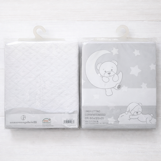 🛏️ Coprimaterasso Culla / Lettino 60×120 Nazareno Gabrielli