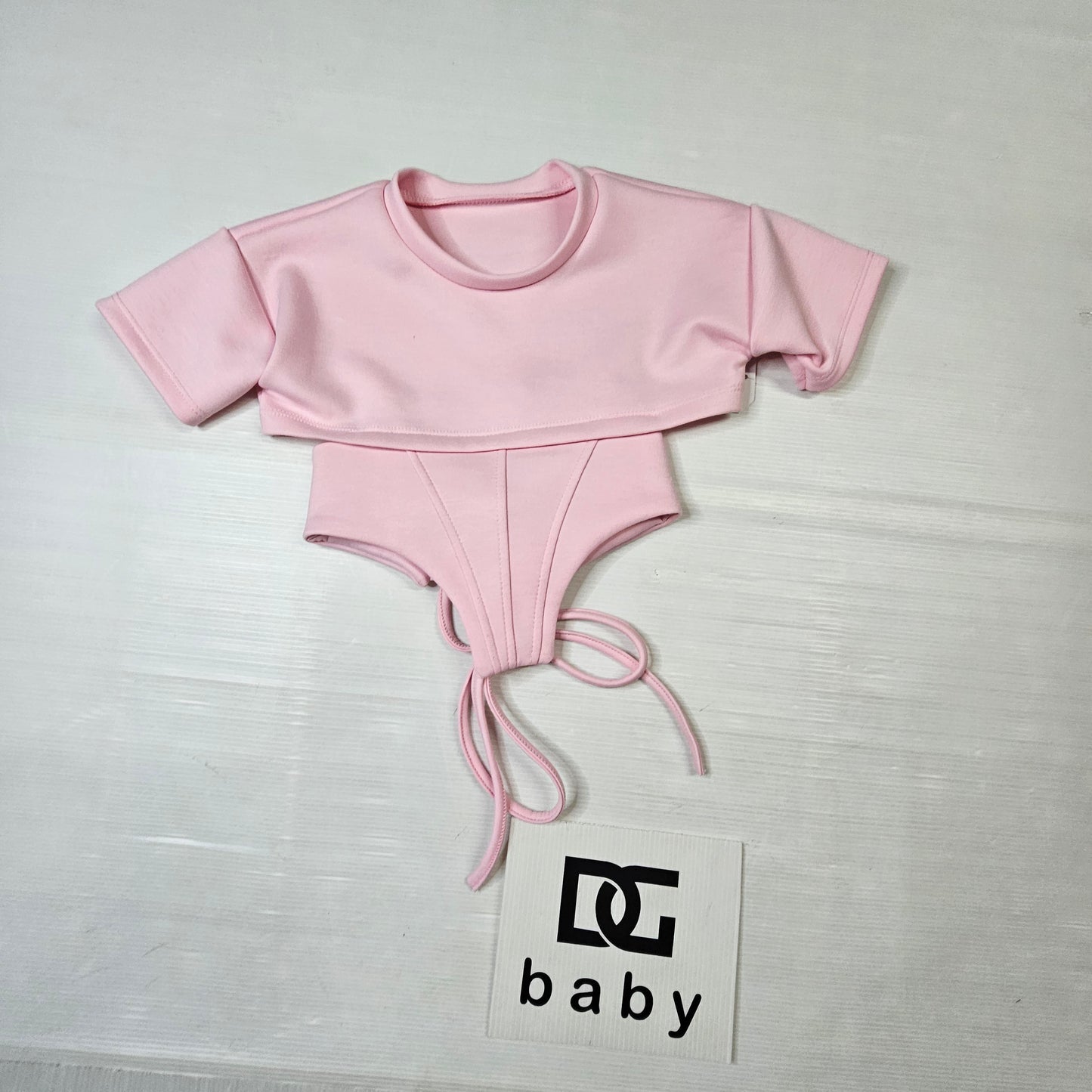 👗 Maglia Bambina Corpetto Lace-Up