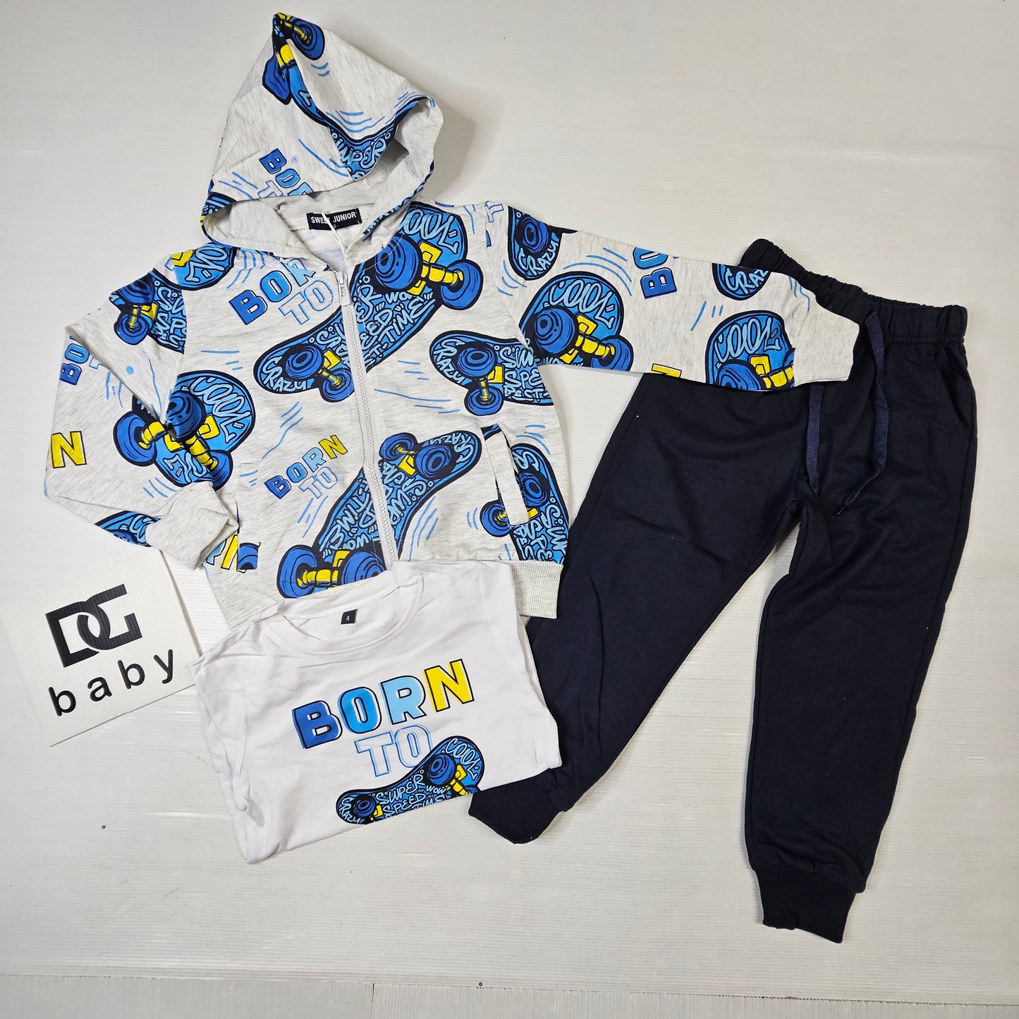 💙 Completo Bambino Born To Ride