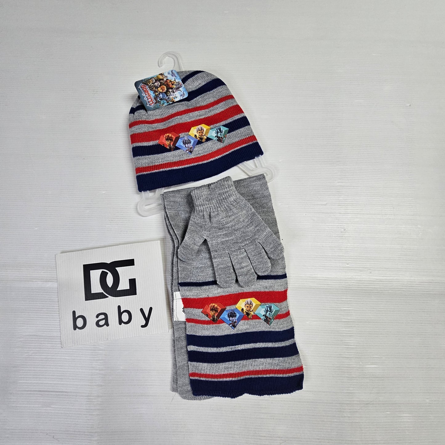 🧢🧤 Set Invernale Bimbo “Hero” – Cappello, Sciarpa e Guanti