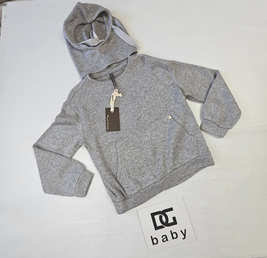 Felpa GLITTER con cappuccio staccabile MANILA GRACE