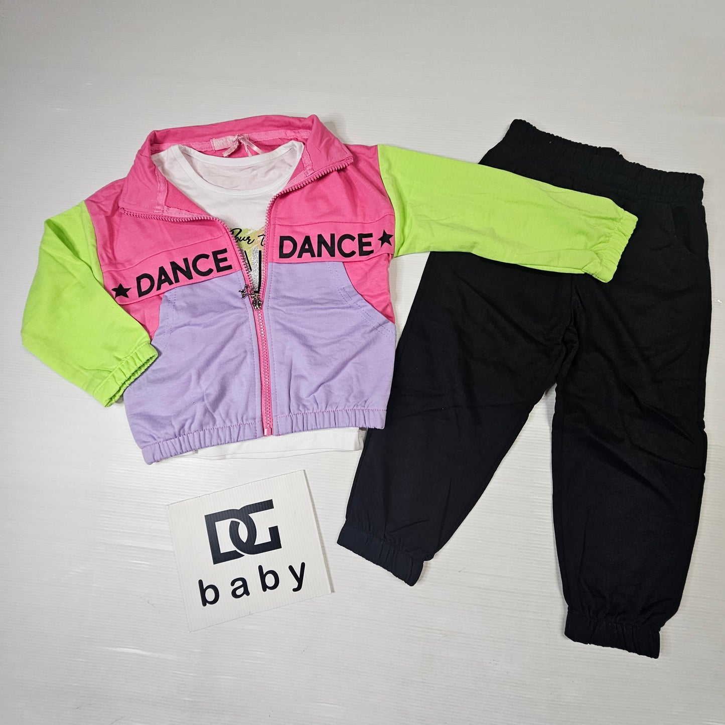 Completo 3 Pezzi Bambina “Dance Vibes” 💜💃