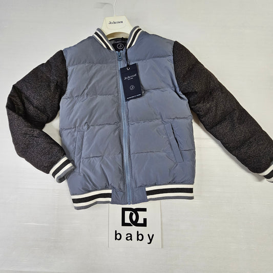 JECKERSON JI1340 – Giubbino Grigio con Maniche in Lana 🧥⚡