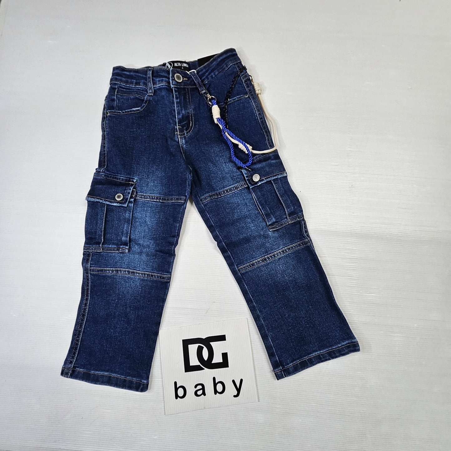 ALTA LINEA – Jeans Cargo Denim 👖