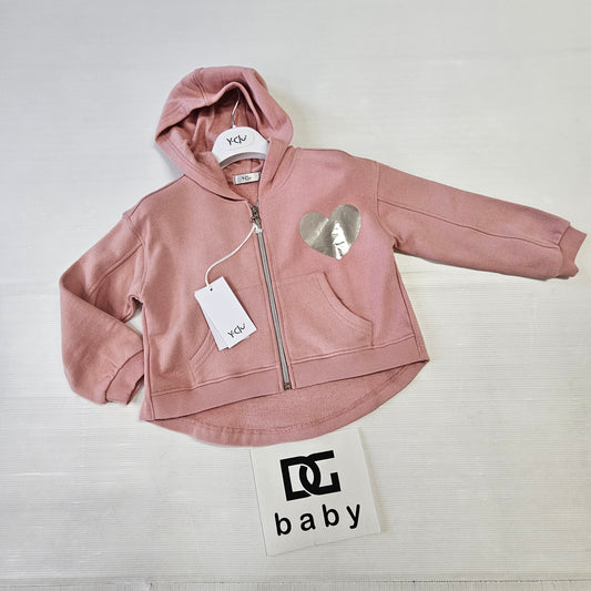 felpa bambina YFB34 ZIP