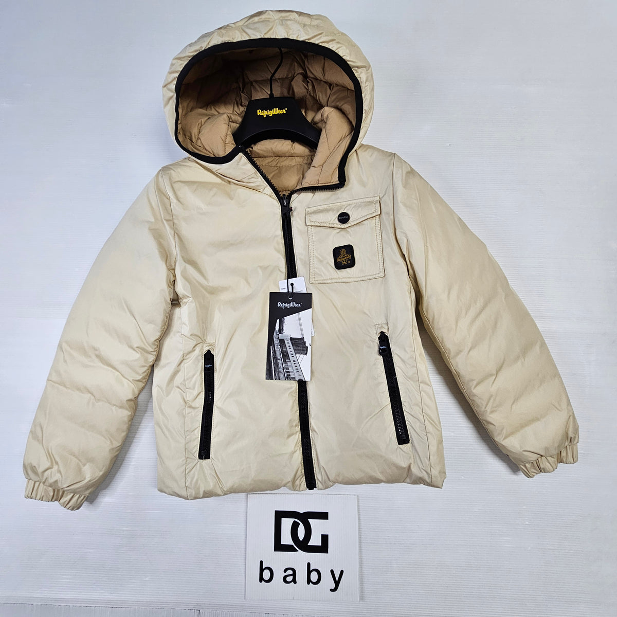 REFRIGWEAR RW795 – Piumino  Reversibile Beige/Tortora 🧥🤍