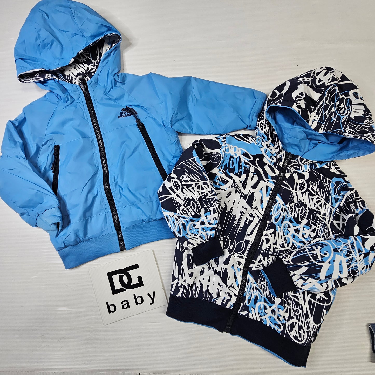 🔵🧥 Giubbotto Reversibile Street Style Bambino