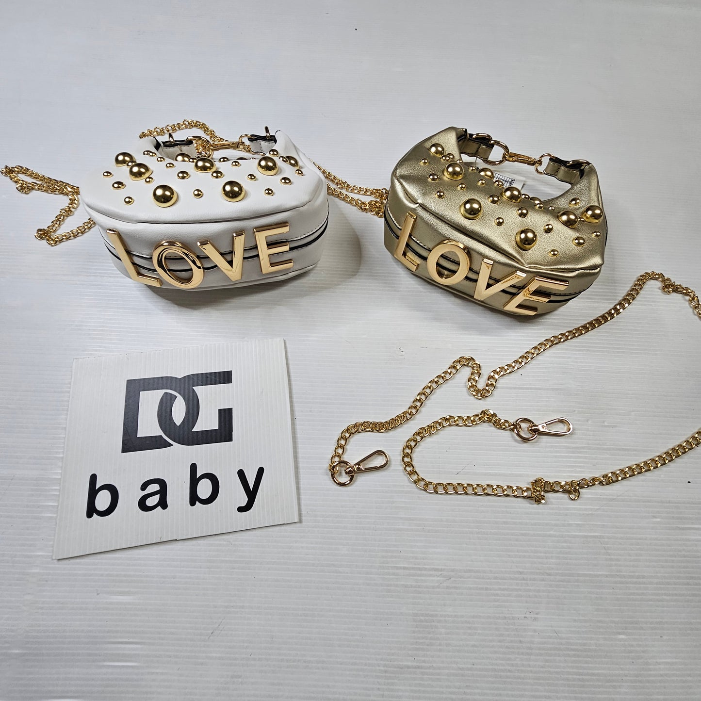 Mini bag glamour con catena per bimba ✨👜