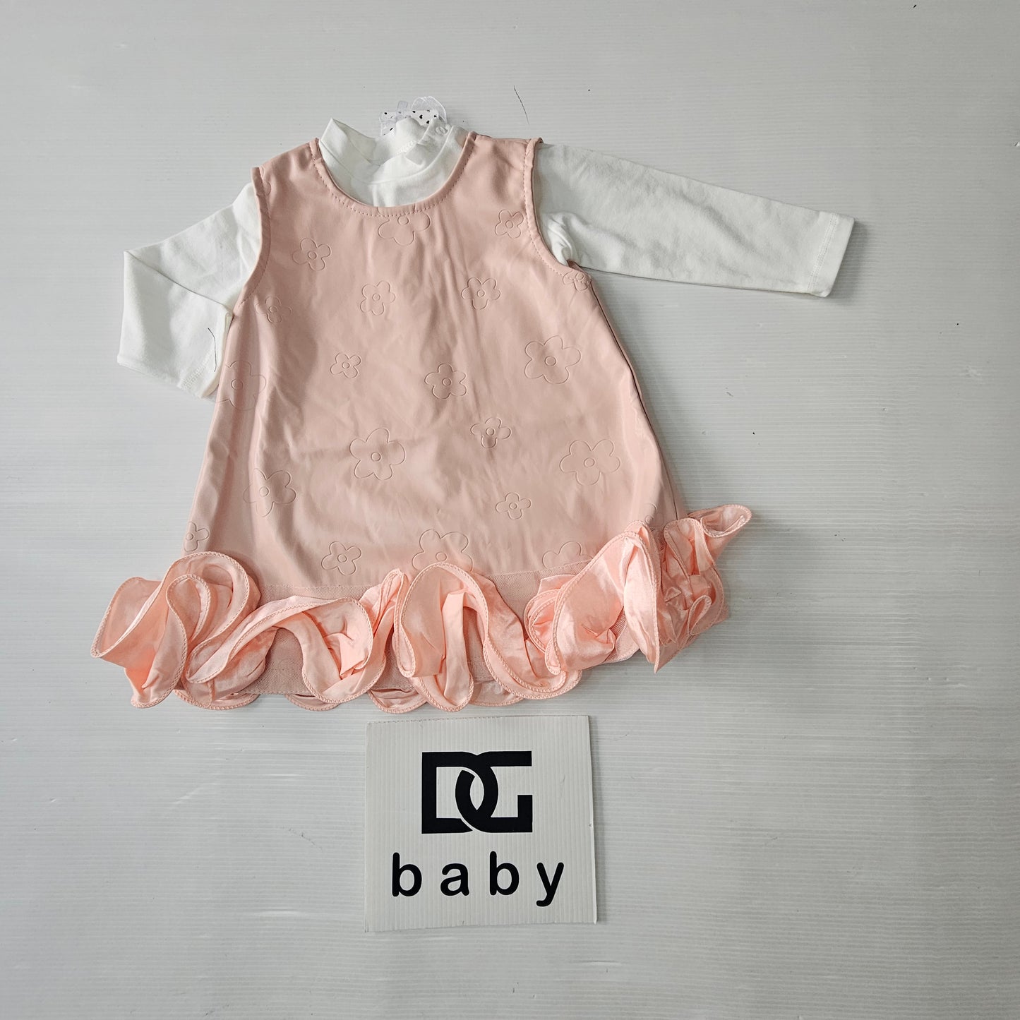 Abito Bambina Flower Chic con Volant