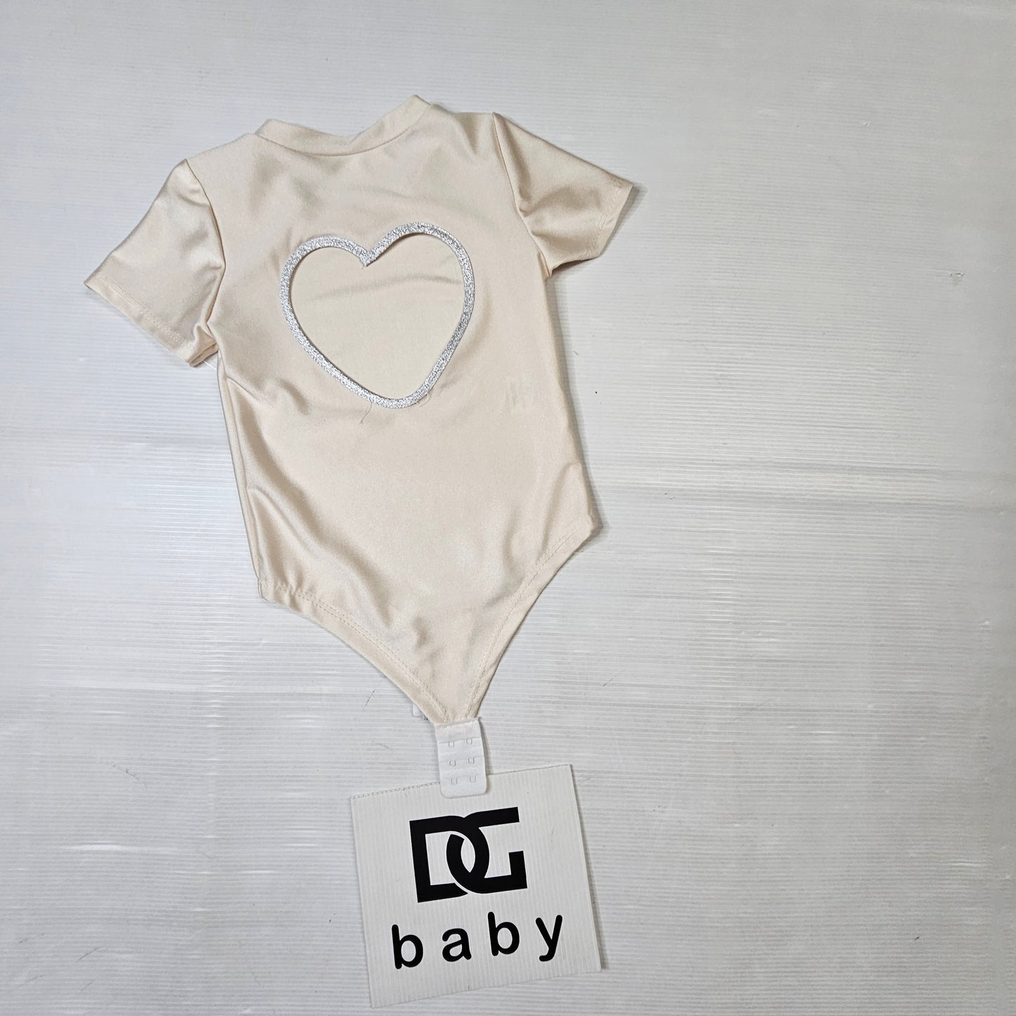 🤍 Body Bambina Cuore Shine