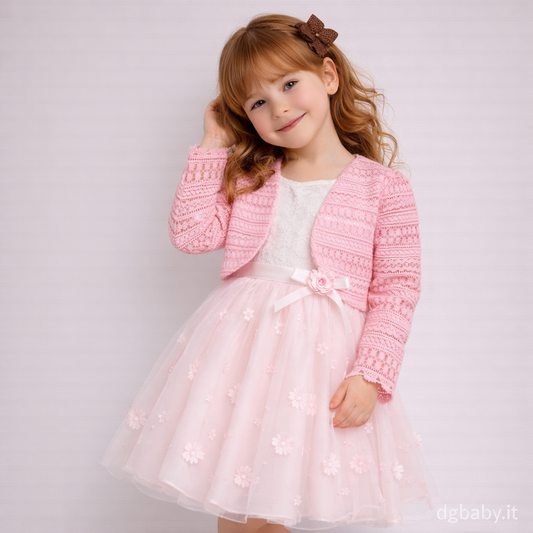 🤍✨ Coprispalle Elegance Bambina in Pizzo