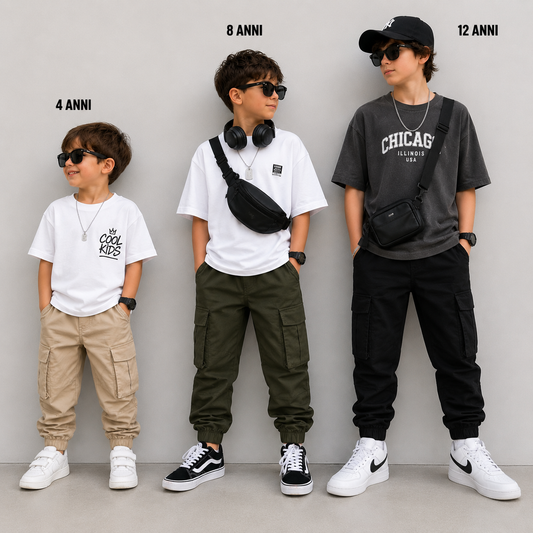 Pantalone Bambino “Urban Cargo Flex”