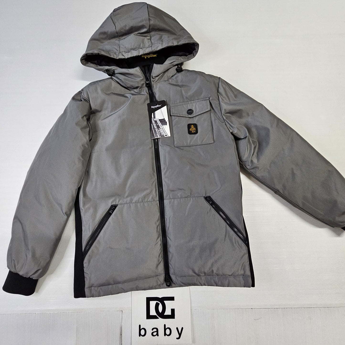 REFRIGWEAR RW791 – Piumino  Reversibile Grigio/Nero 🧥⚙️