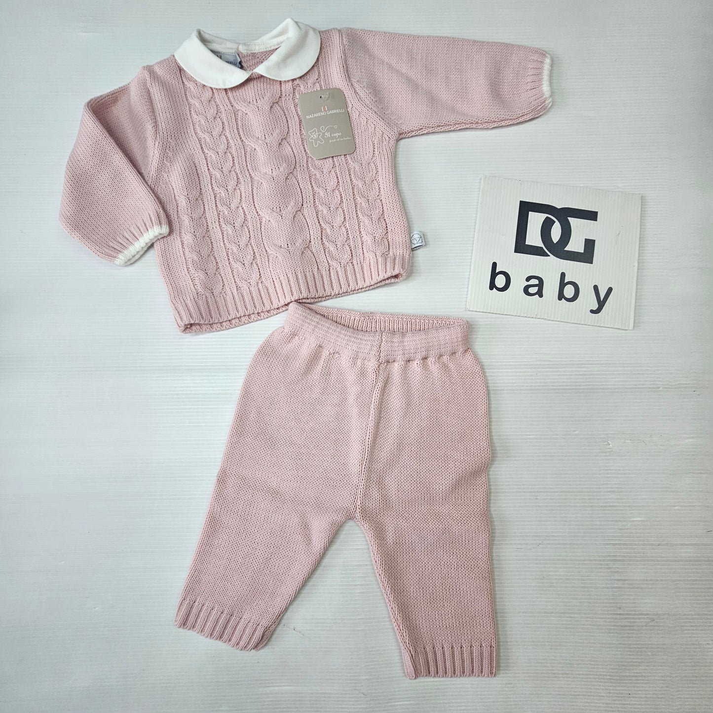 Completo Clinico 2 Pezzi Neonata Smacchinato NG2043/2