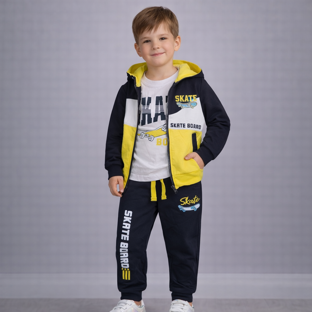 Completo “Skate Vibes” 🛹💚💛