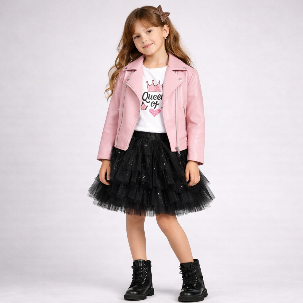 👗 Completo Bambina Rock Princess