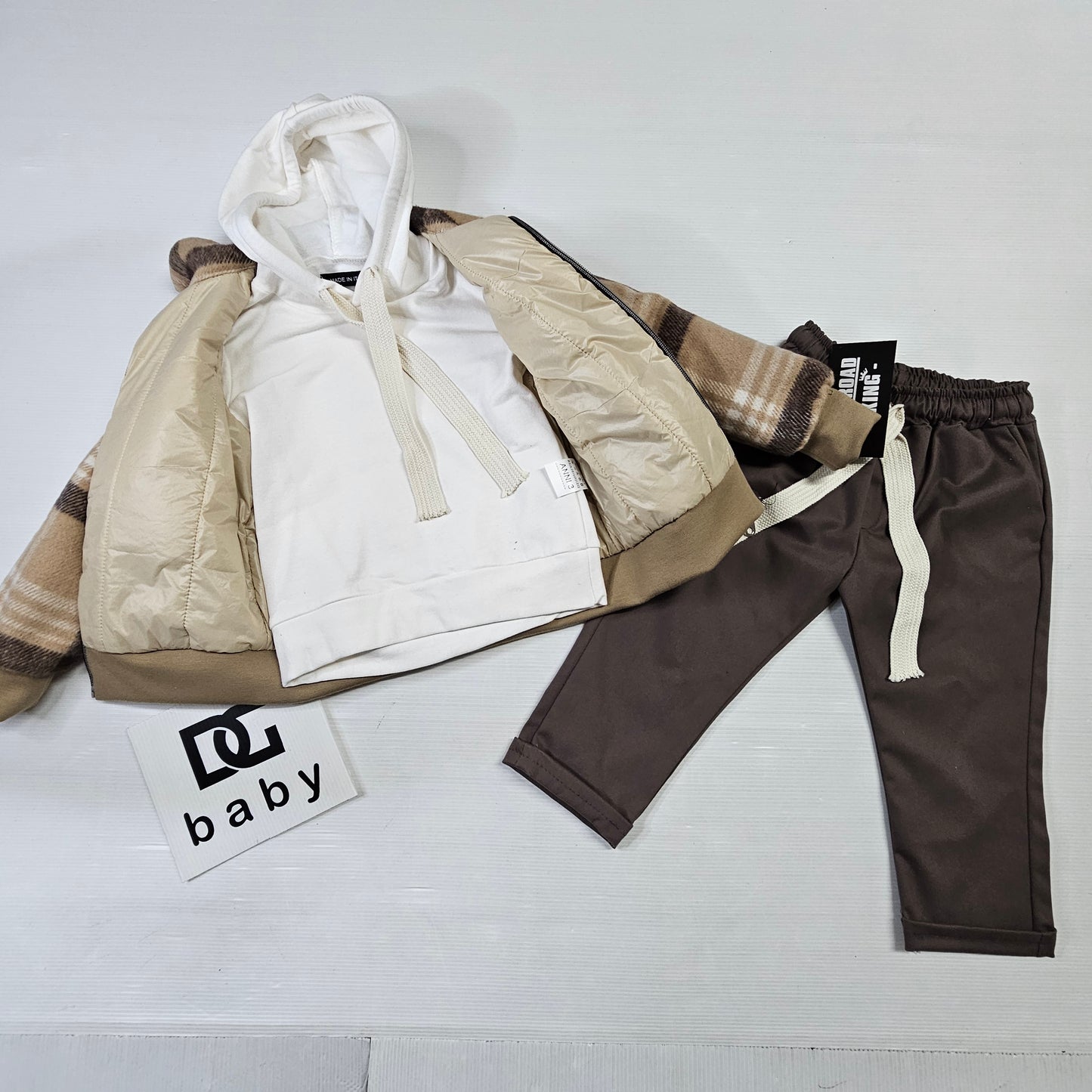 🟩 Completo Bimbo “Urban Check Hoodie”