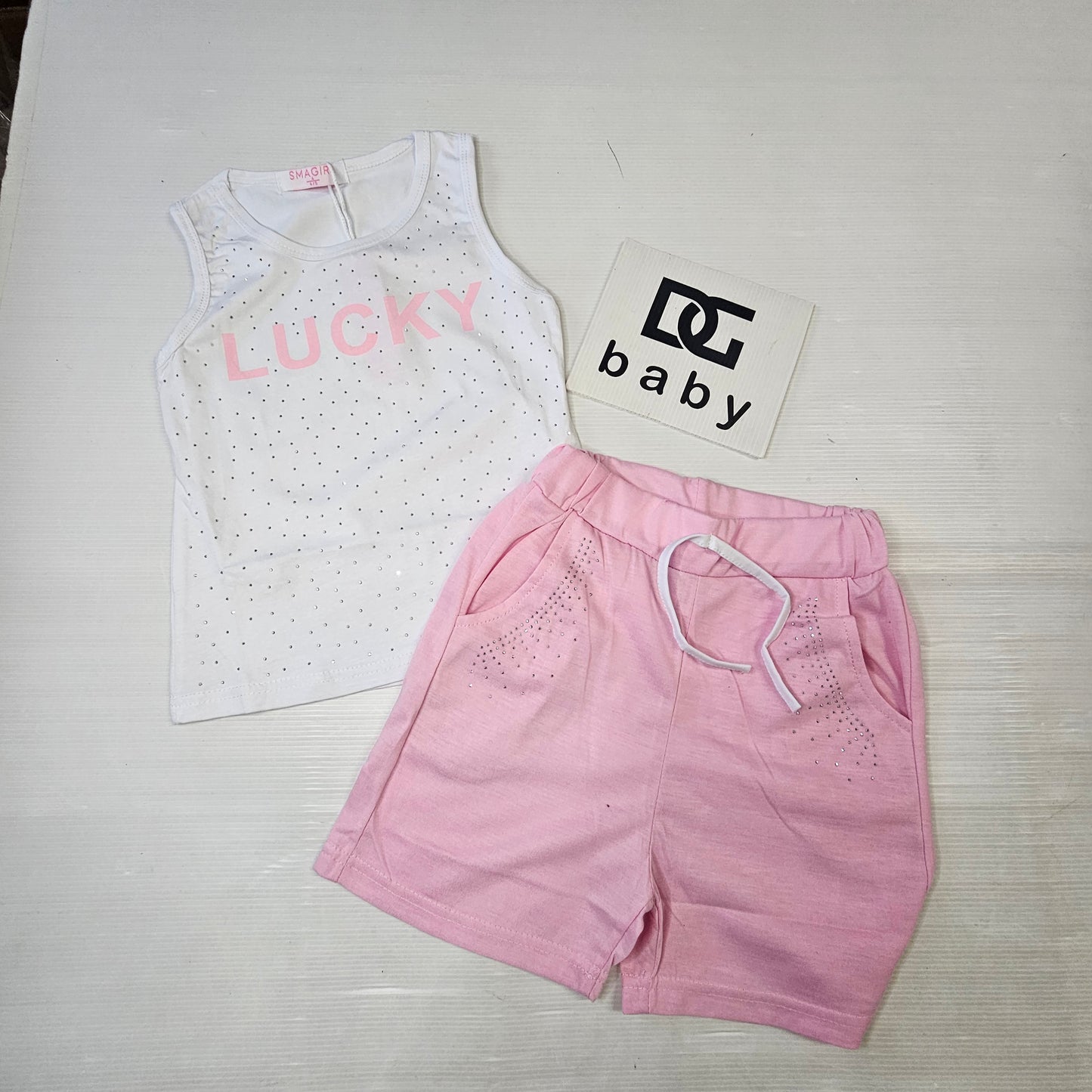 Completo Bambina Lucky con Strass