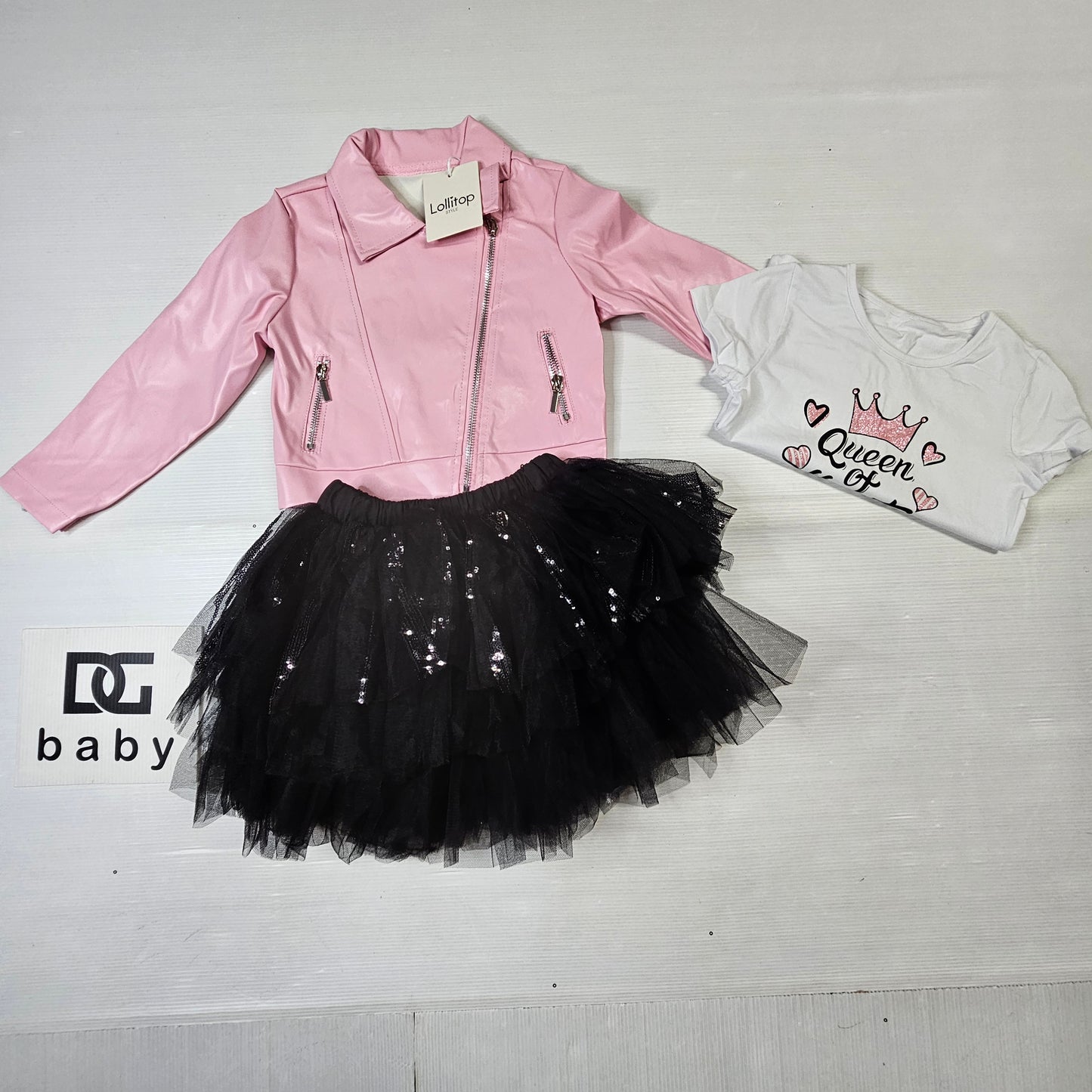 👗 Completo Bambina Rock Princess