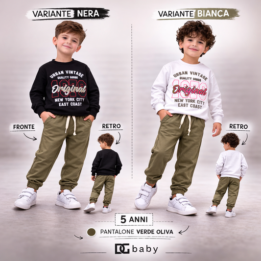 Completo Bambino 2 Pezzi “Urban Original” 👦🧢