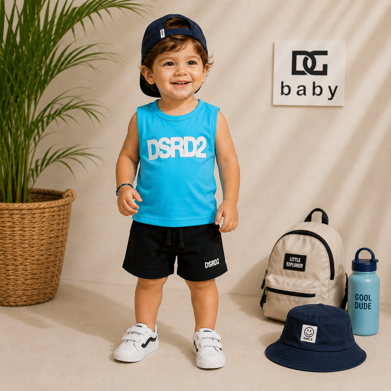 Completo Neonato DSRD2 Canotta e Shorts
