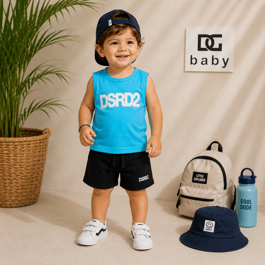 Completo Neonato DSRD2 Canotta e Shorts