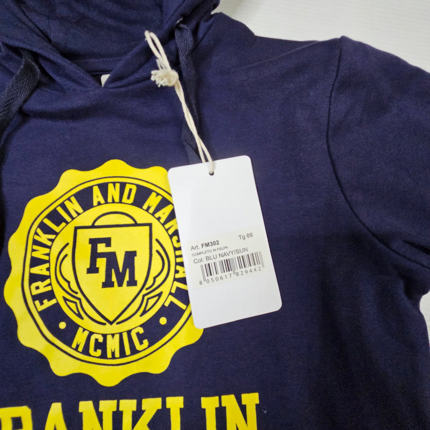 Completo tuta bambina blu con felpa e pantalone – FRANKLIN & MARSHALL