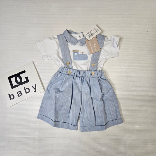 Completo salopette corto 3650/41 Nazareno Gabrielli 💙