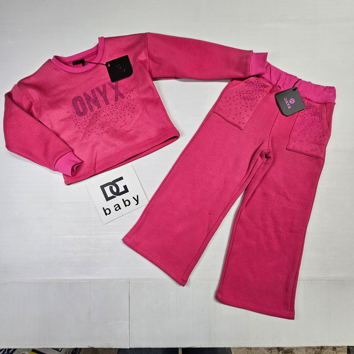 💗 Completo Tuta ONYX Pink Shine ✨