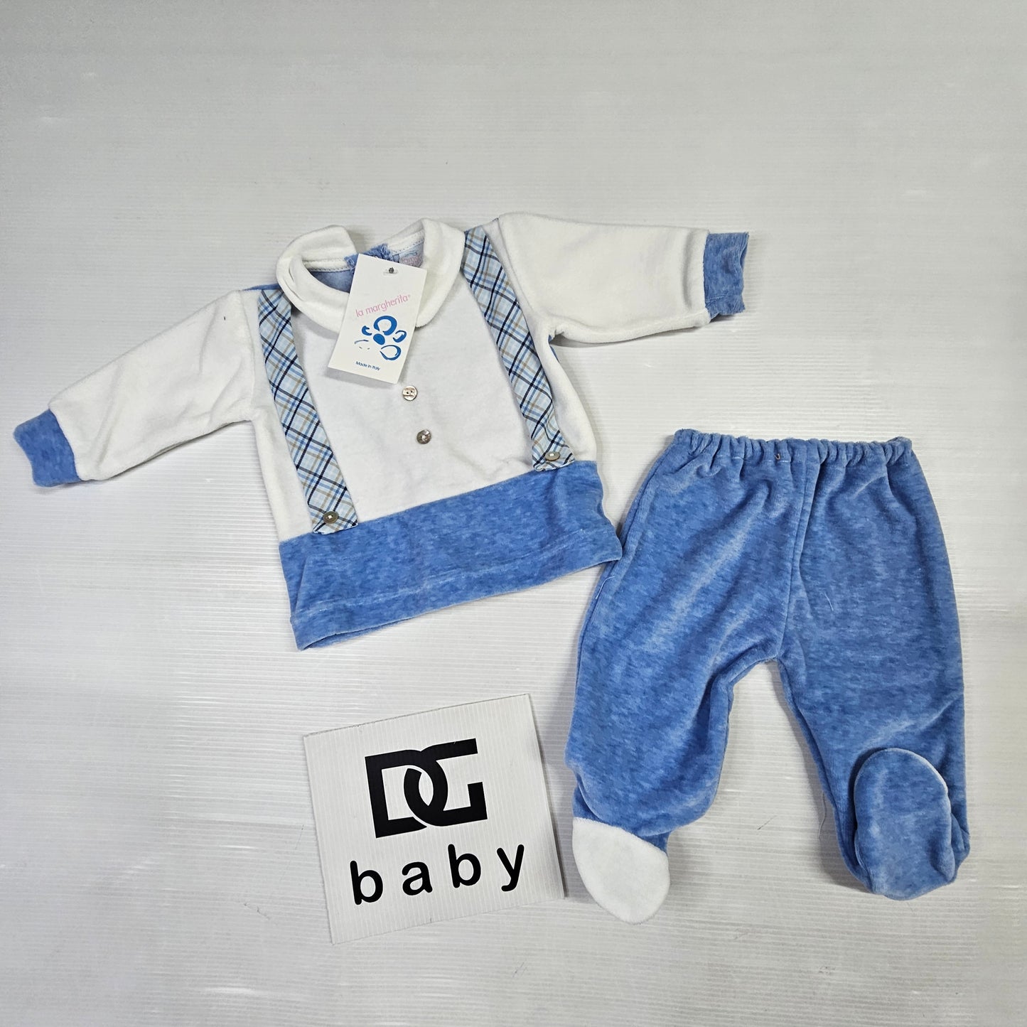 🧸 Completo ciniglia “Jeans Latte” – Art. 37088