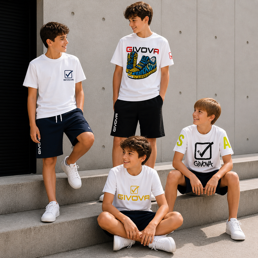 T-shirt ragazzo Givova varie