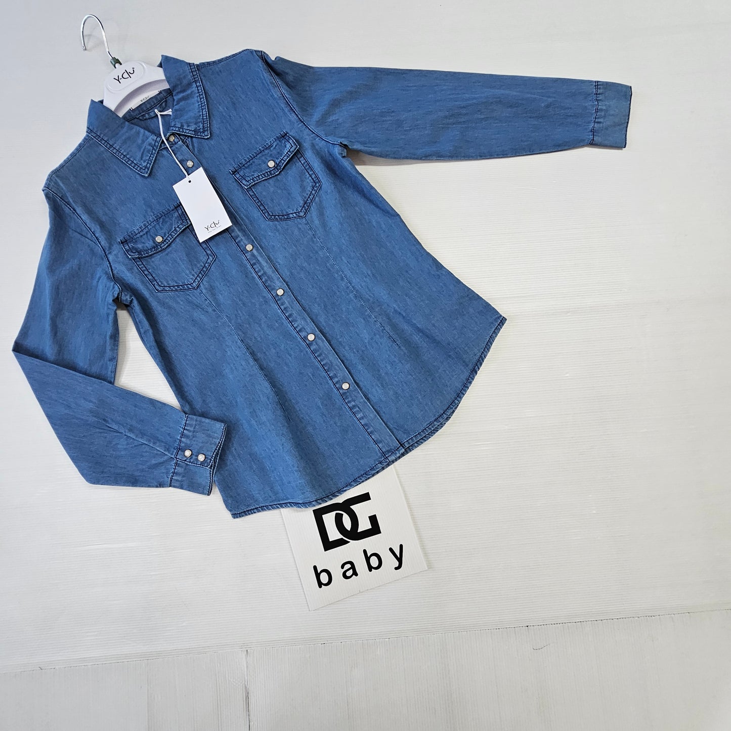 camicia jeans Y19105