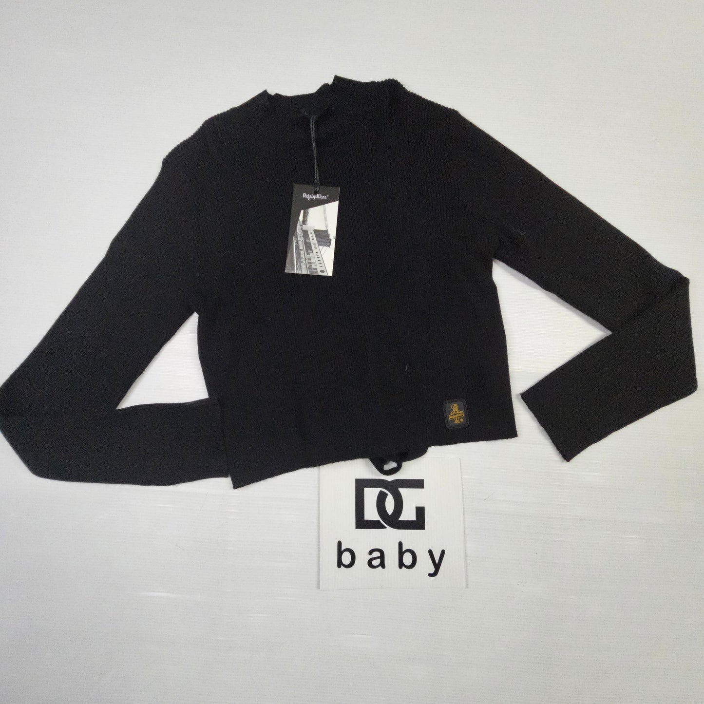 Maglia Costine Nera – Refrigiwear FWWG915 🖤