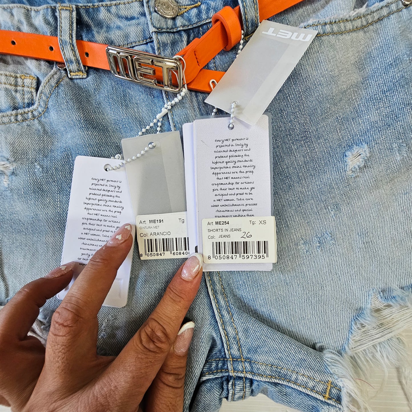 👖 Shorts Jeans Bambina Sunset Denim