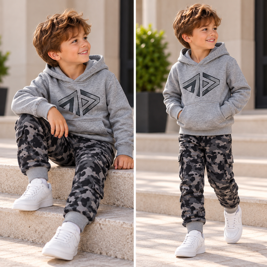 Tuta Bambino Camouflage 2 Pezzi