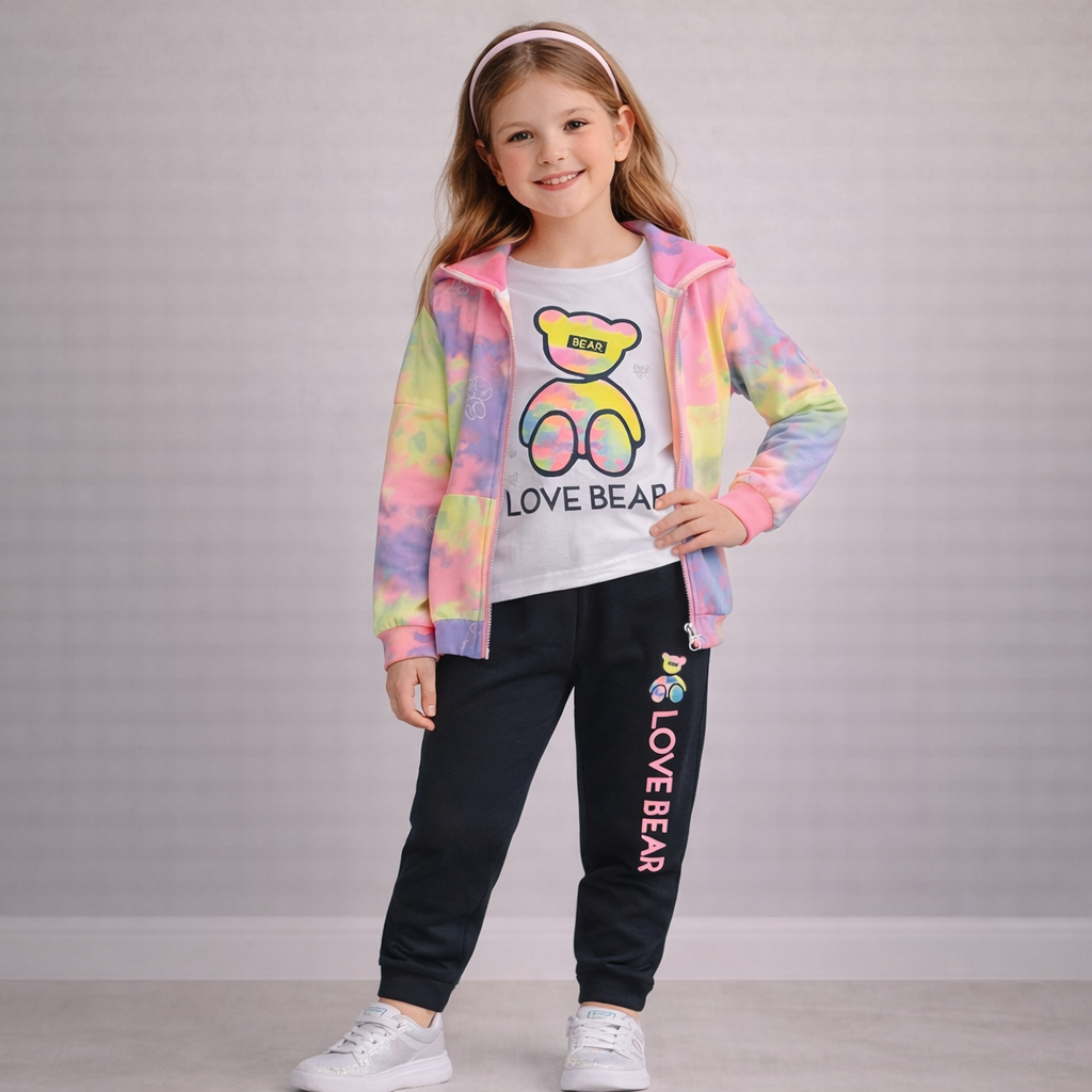Completo Love Bear Pop – 3 Pezzi
