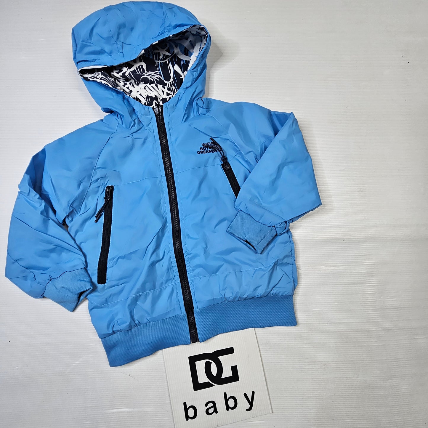 🔵🧥 Giubbotto Reversibile Street Style Bambino