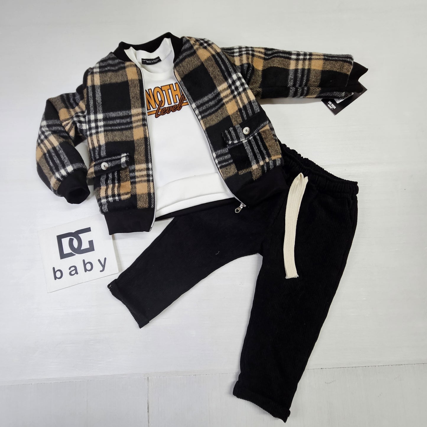 Piccolo Gentleman Scozzese 🧸🧥✨