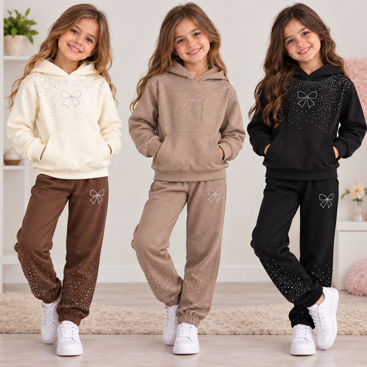 Tuta Bambina Fiocco Brillante