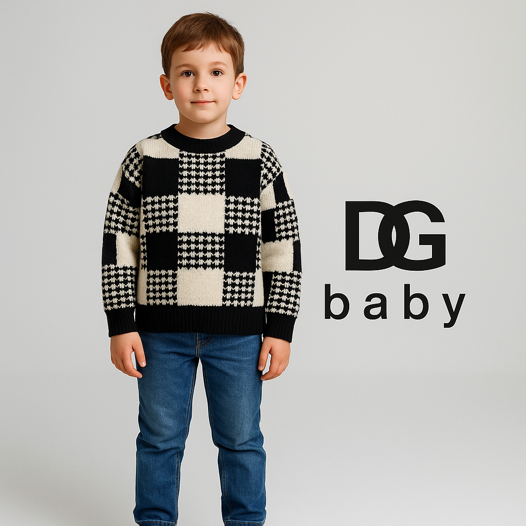 🖤 Maglione “Quadri Chic”