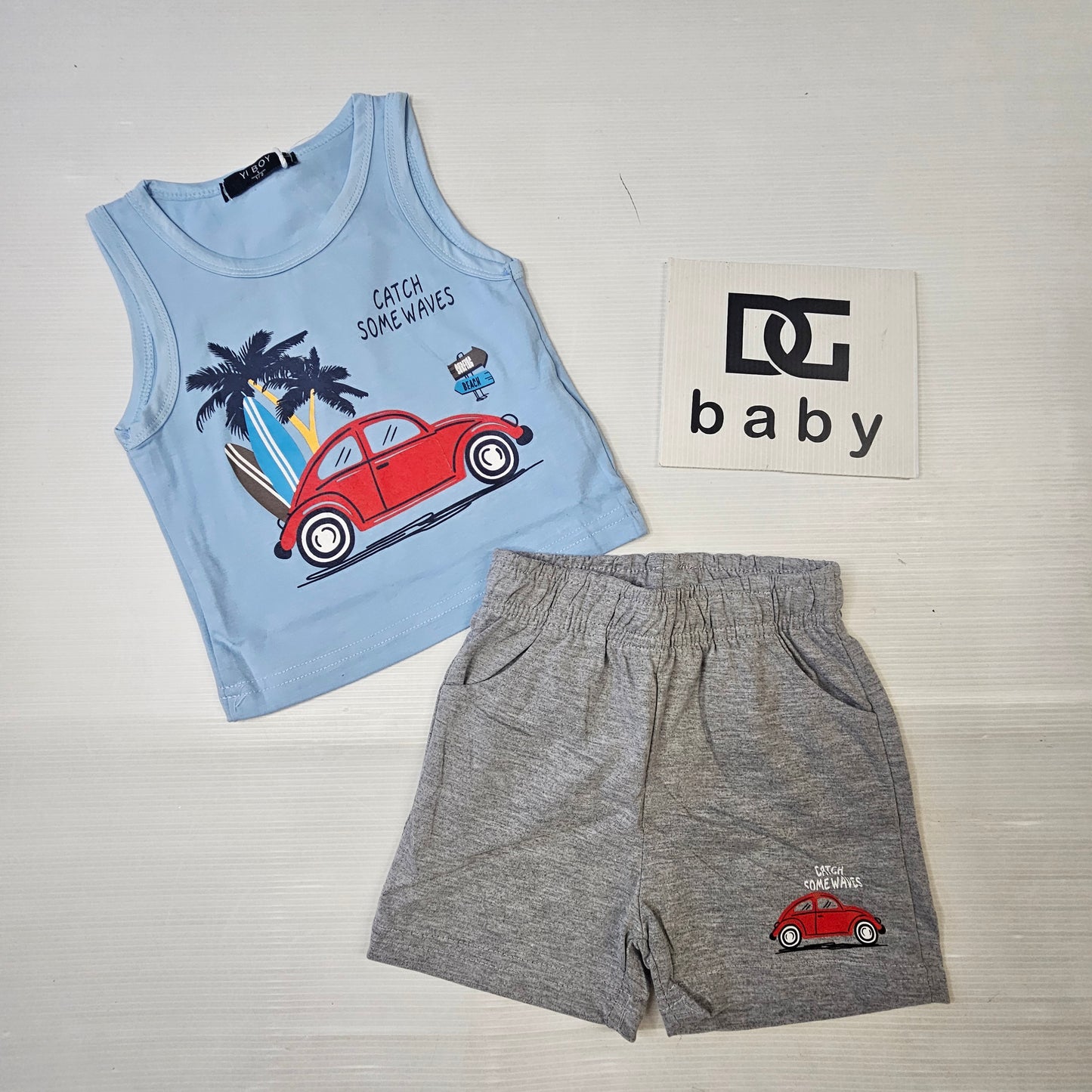 Completo Bambino Catch Some Waves Auto Vintage