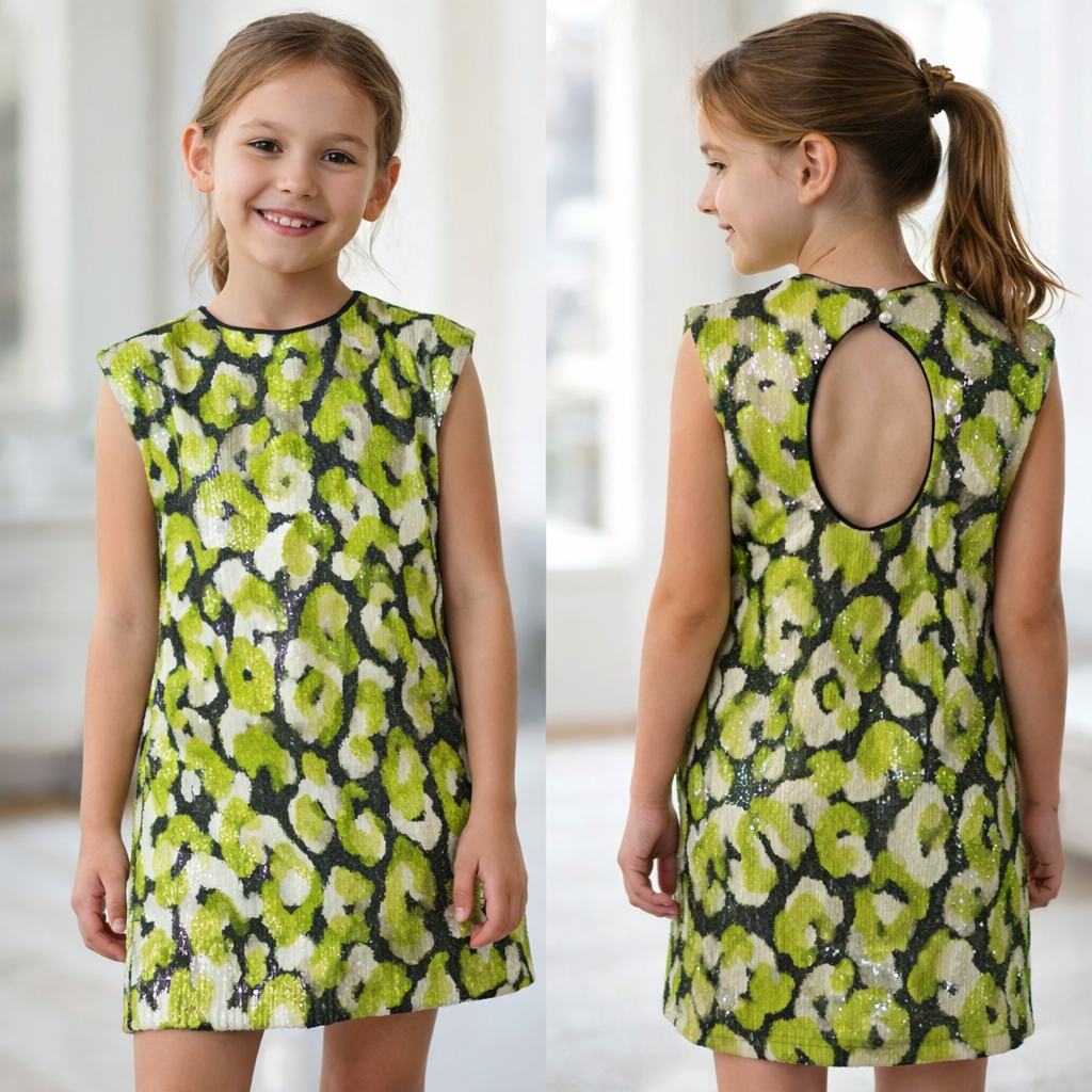 Vestito bambina fantasia con paillettes – YCLU