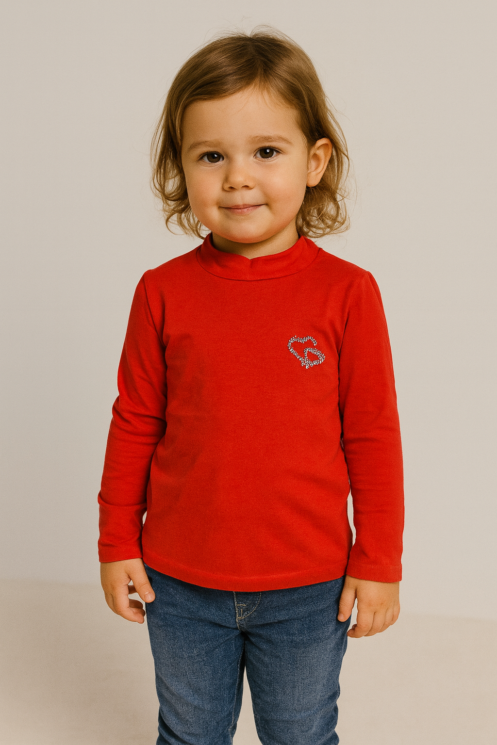 💖✨ lupetto Basic Cuore Strass ✨💖