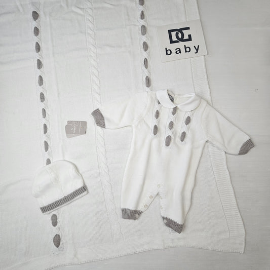 Set Nascita 3 Pezzi Nazareno Gabrielli NG 3488/12 Elegance