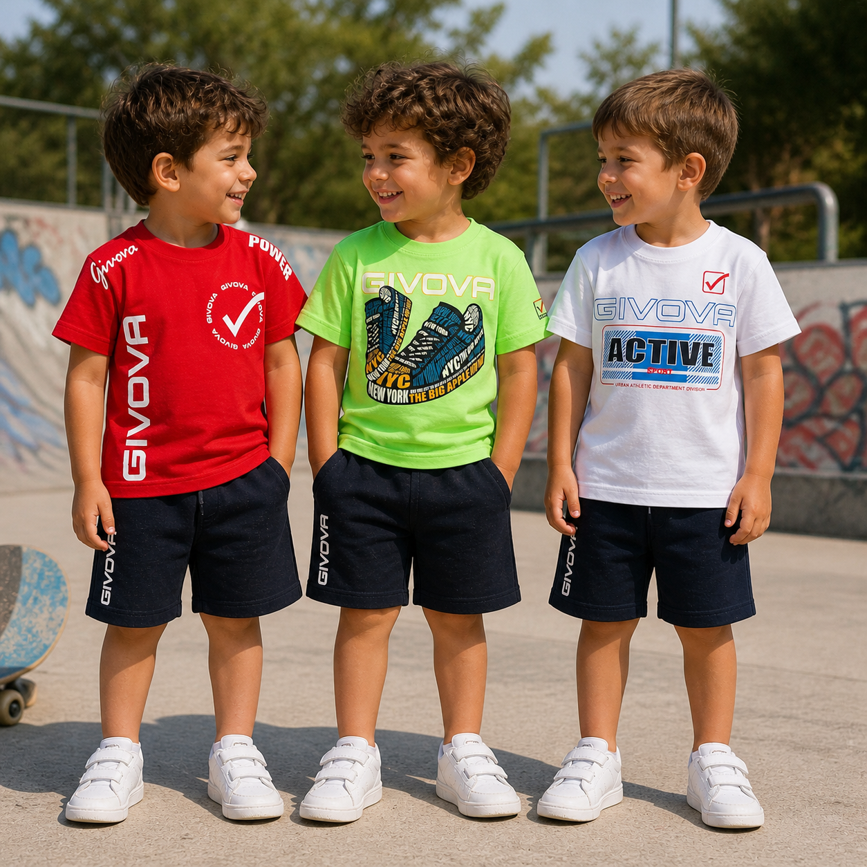 T-shirt bimbo Givova varie